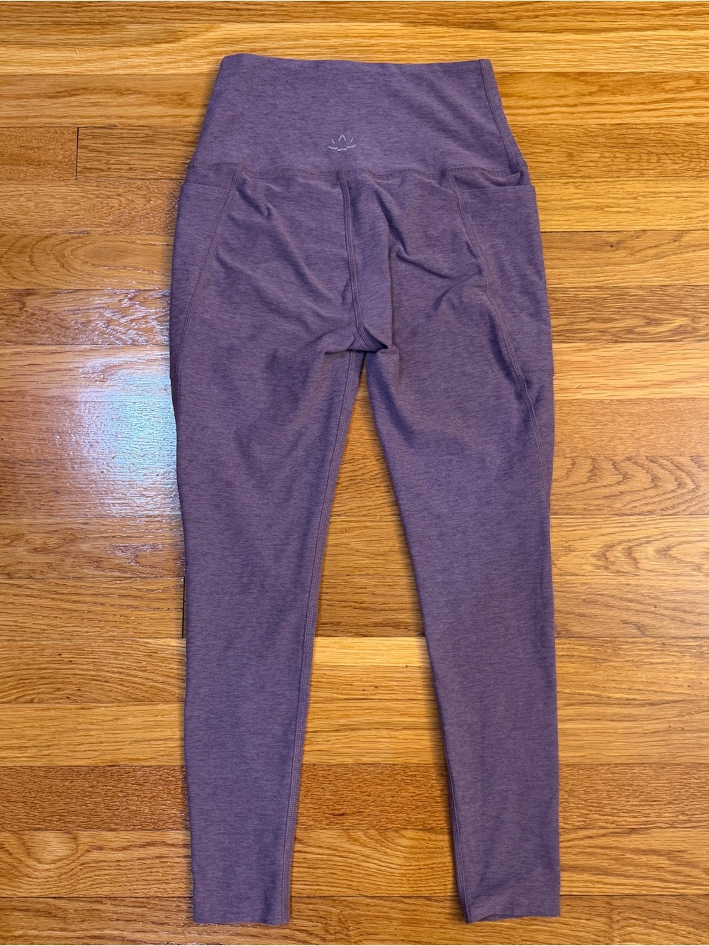 Beyond Yoga X Peloton High Waisted Leggings Heathered Pink - Size Est. Small - Picture 5 of 7